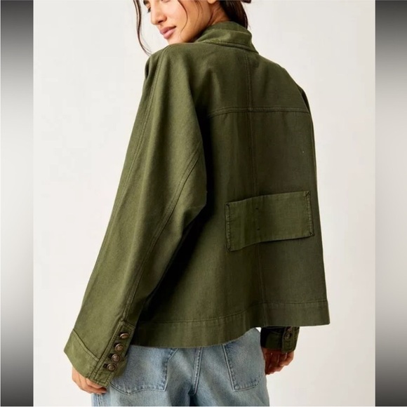 NWT Free People (We The Free) Viva Surplus Jacket M - Picture 3 of 5